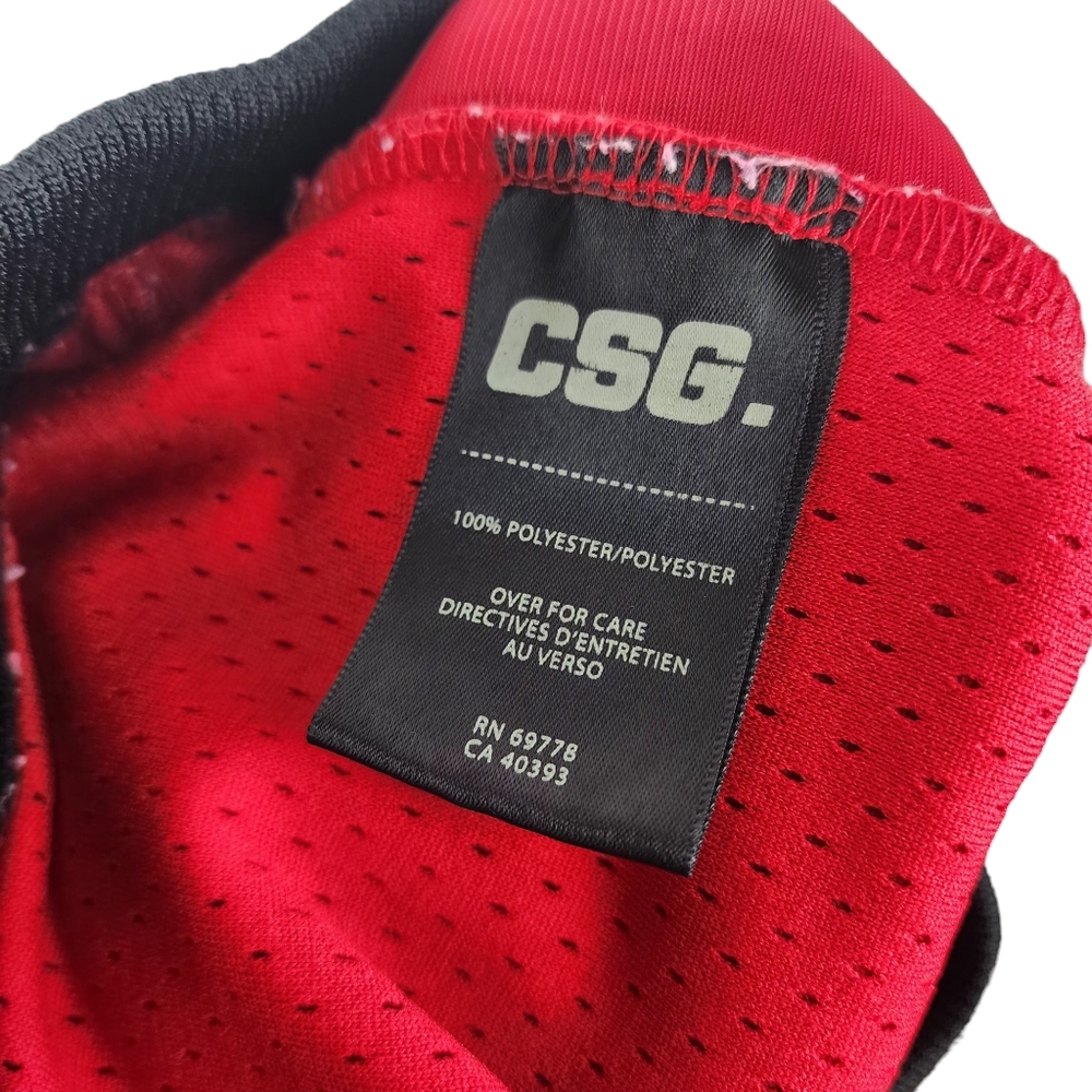 CSG Mens 2XL Basketball Shorts Pockets Pull On Tie Waist Drawstring Thick Waist - Picture 7 of 7